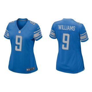 Women's Lions Jameson Williams Blue Game Jersey