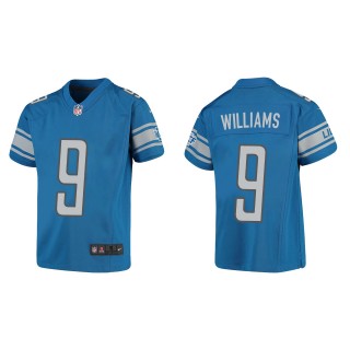 Youth Lions Jameson Williams Blue Game Jersey