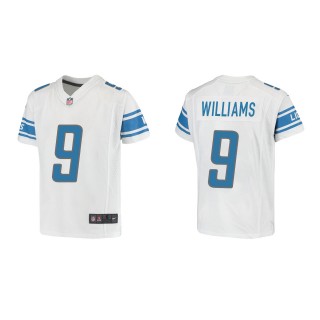 Youth Lions Jameson Williams White Game Jersey
