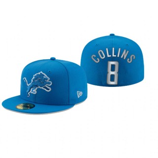 Detroit Lions Jamie Collins Blue Omaha 59FIFTY Fitted Hat