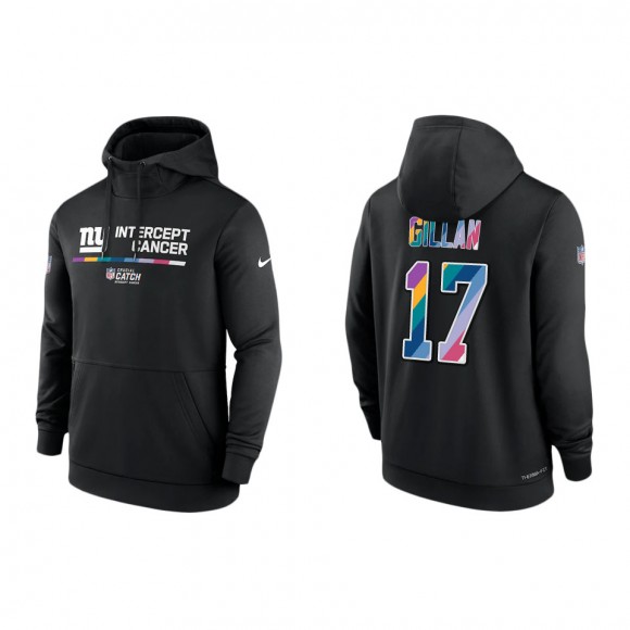 Jamie Gillan New York Giants Black 2022 NFL Crucial Catch Therma Performance Pullover Hoodie
