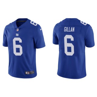 Men's New York Giants Jamie Gillan Blue Vapor Limited Jersey