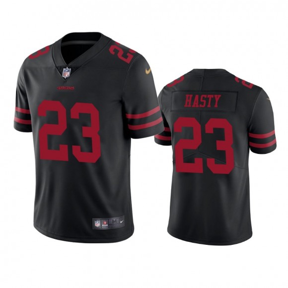 JaMycal Hasty San Francisco 49ers Black Vapor Limited Jersey