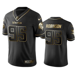 Janarius Robinson Vikings Black Golden Edition Vapor Limited Jersey