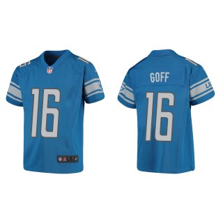 Jared Goff Youth Detroit Lions Blue Game Jersey