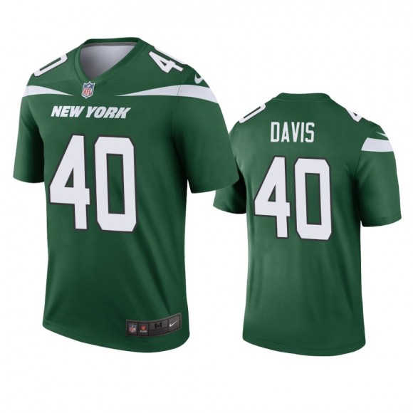 New York Jets Jarrad Davis Green Legend Jersey