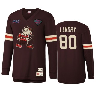 Cleveland Browns Jarvis Landry Mitchell & Ness Brown NFL 100 Team Inspired T-Shirt