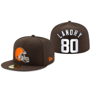 Cleveland Browns Jarvis Landry Brown Omaha 59FIFTY Fitted Hat