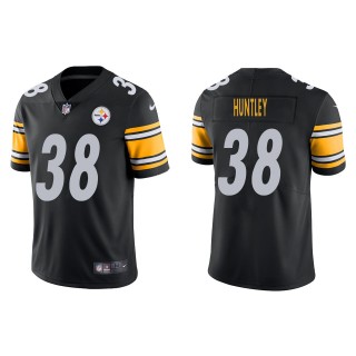 Men's Pittsburgh Steelers Jason Huntley Black Vapor Limited Jersey
