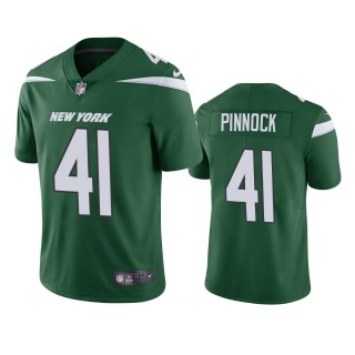 Jason Pinnock New York Jets Green Vapor Limited Jersey