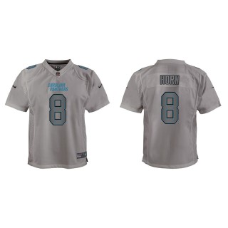Jaycee Horn Youth Carolina Panthers Gray Atmosphere Game Jersey
