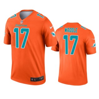 Miami Dolphins Jaylen Waddle Orange Inverted Legend Jersey