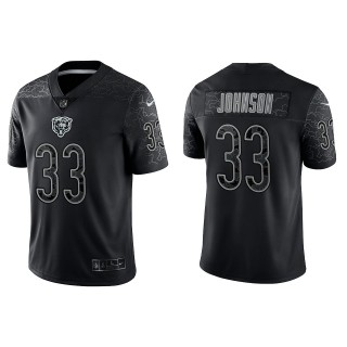 Jaylon Johnson Chicago Bears Black Reflective Limited Jersey