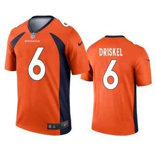 Denver Broncos Jeff Driskel Orange Legend Jersey - Men's