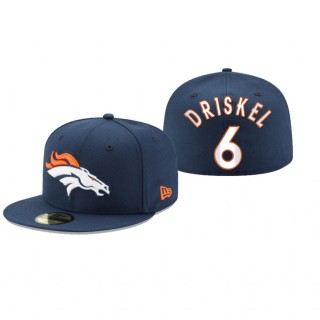 Denver Broncos Jeff Driskel Navy Omaha 59FIFTY Fitted Hat
