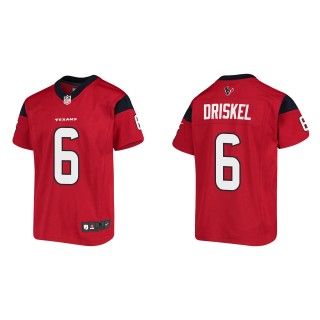 Jeff Driskel Youth Houston Texans Red Game Jersey