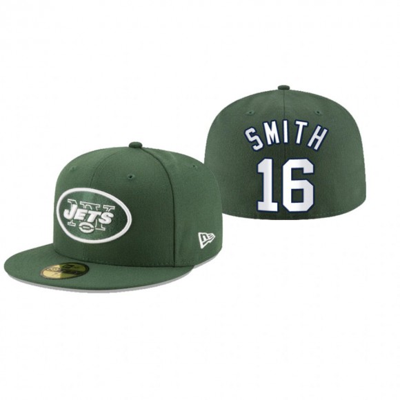 New York Jets Jeff Smith Green Omaha 59FIFTY Fitted Hat