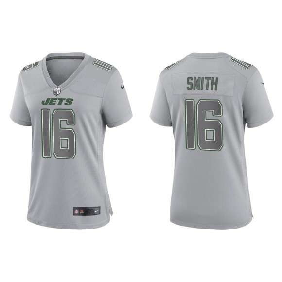 Jeff Smith Women's New York Jets Gray Atmosphere Fashion Game Jersey