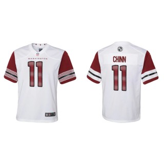 Youth Jeremy Chinn Commanders White Game Jersey