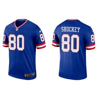 Jeremy Shockey Men's New York Giants Royal Classic Player Legend Jersey