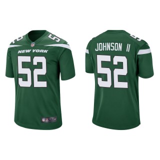 Men's New York Jets Jermaine Johnson II Green Game Jersey