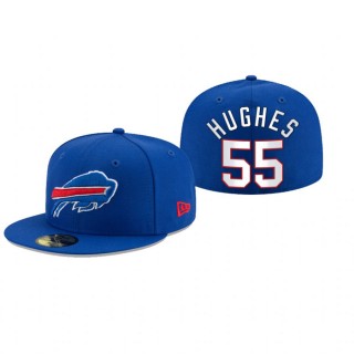 Buffalo Bills Jerry Hughes Royal Omaha 59FIFTY Fitted Hat