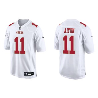 Jersey 49ers Brandon Aiyuk Fashion Game Tundra White