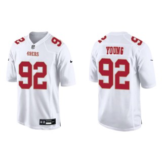 Jersey 49ers Chase Young Fashion Game Tundra White