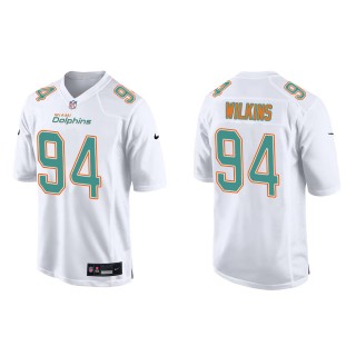 Jersey Dolphins Christian Wilkins Fashion Game White