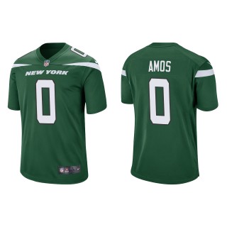 Adrian Amos Jets Green Game Jersey