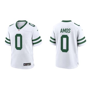 Youth Adrian Amos Jets White Legacy Game Jersey