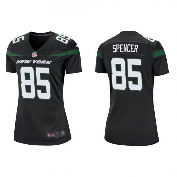 Women's New York Jets Diontae Spencer Black Game Jersey