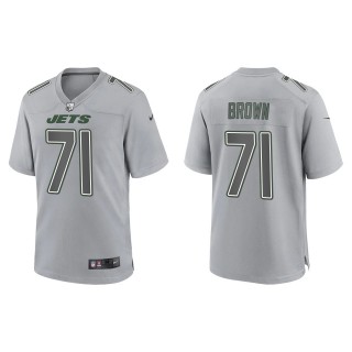 Men's New York Jets Duane Brown Gray Atmosphere Fashion Game Jersey