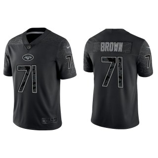 Men's New York Jets Duane Brown Black Reflective Limited Jersey