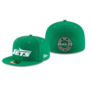 New York Jets Green Omaha Throwback 59FIFTY Fitted Hat