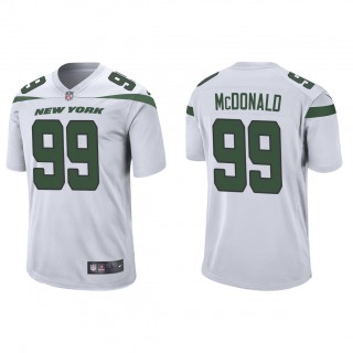 Will McDonald White 2023 NFL Draft Game Jersey