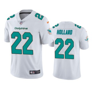 Miami Dolphins Jevon Holland White Vapor Limited Jersey