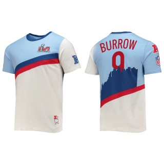 Joe Burrow Bengals White Super Bowl LVI T-Shirt