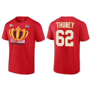 Joe Thuney Kansas City Chiefs Red Super Bowl LVII Champions Last Standing T-Shirt