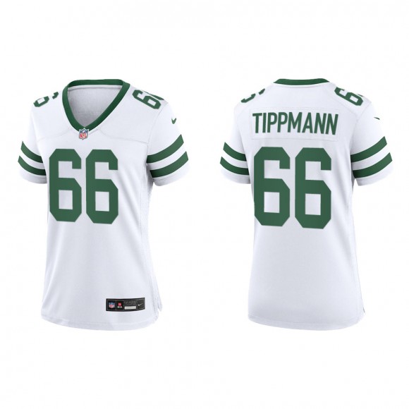 Joe Tippmann Women's Jets White Legacy Game Jersey