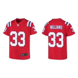 Joejuan Williams Youth New England Patriots Red Game Jersey