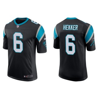 Men's Carolina Panthers Johnny Hekker Black Vapor Limited Jersey