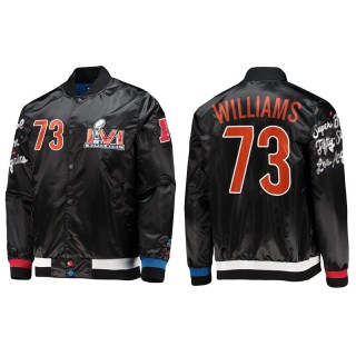 Jonah Williams Bengals Black Super Bowl LVI Jacket