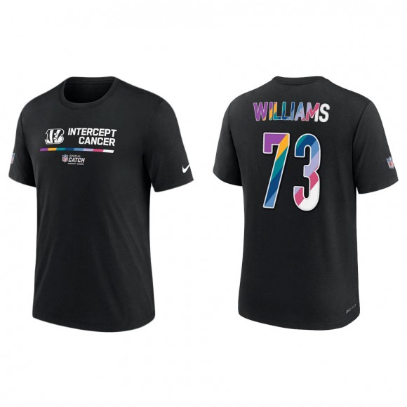 Jonah Williams Cincinnati Bengals Black 2022 NFL Crucial Catch Performance T-Shirt