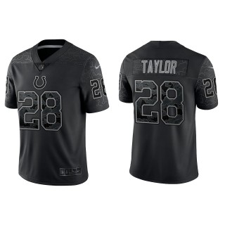 Jonathan Taylor Indianapolis Colts Black Reflective Limited Jersey