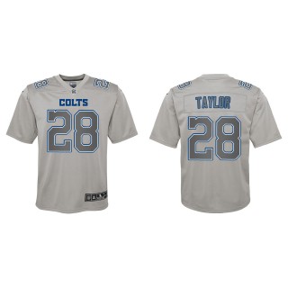 Jonathan Taylor Youth Indianapolis Colts Gray Atmosphere Game Jersey