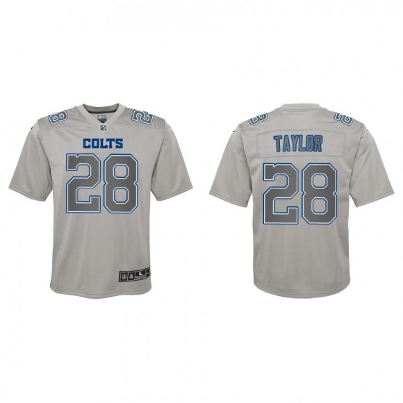 Jonathan Taylor Youth Indianapolis Colts Gray Atmosphere Game Jersey
