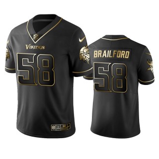 Vikings Jordan Brailford Black Golden Edition Vapor Limited Jersey