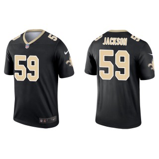 Men's New Orleans Saints Jordan Jackson Black Legend Jersey