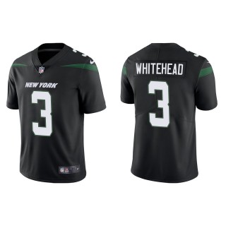 Men's New York Jets Jordan Whitehead Black Vapor Limited Jersey